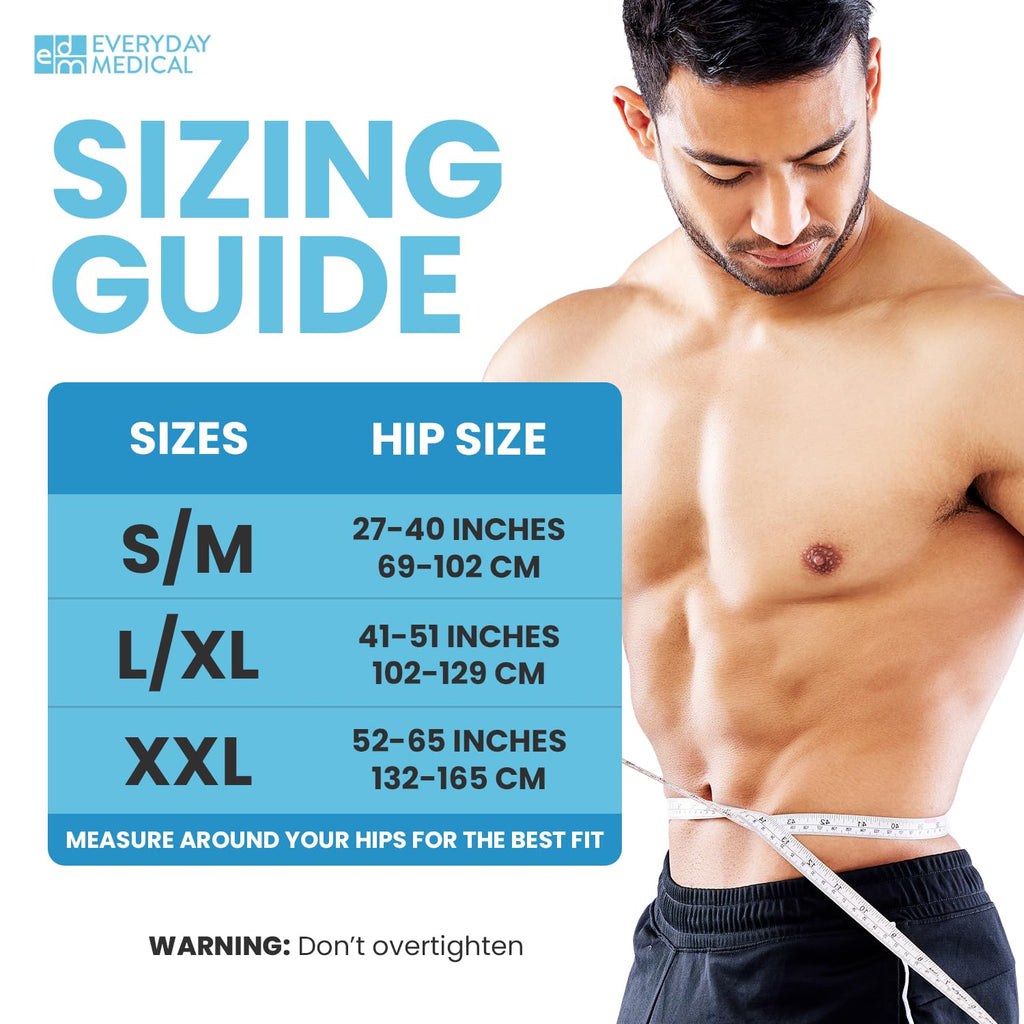 Everyday Medical Umbilical Hernia Belt for Men and Women, Abdominal Binder

