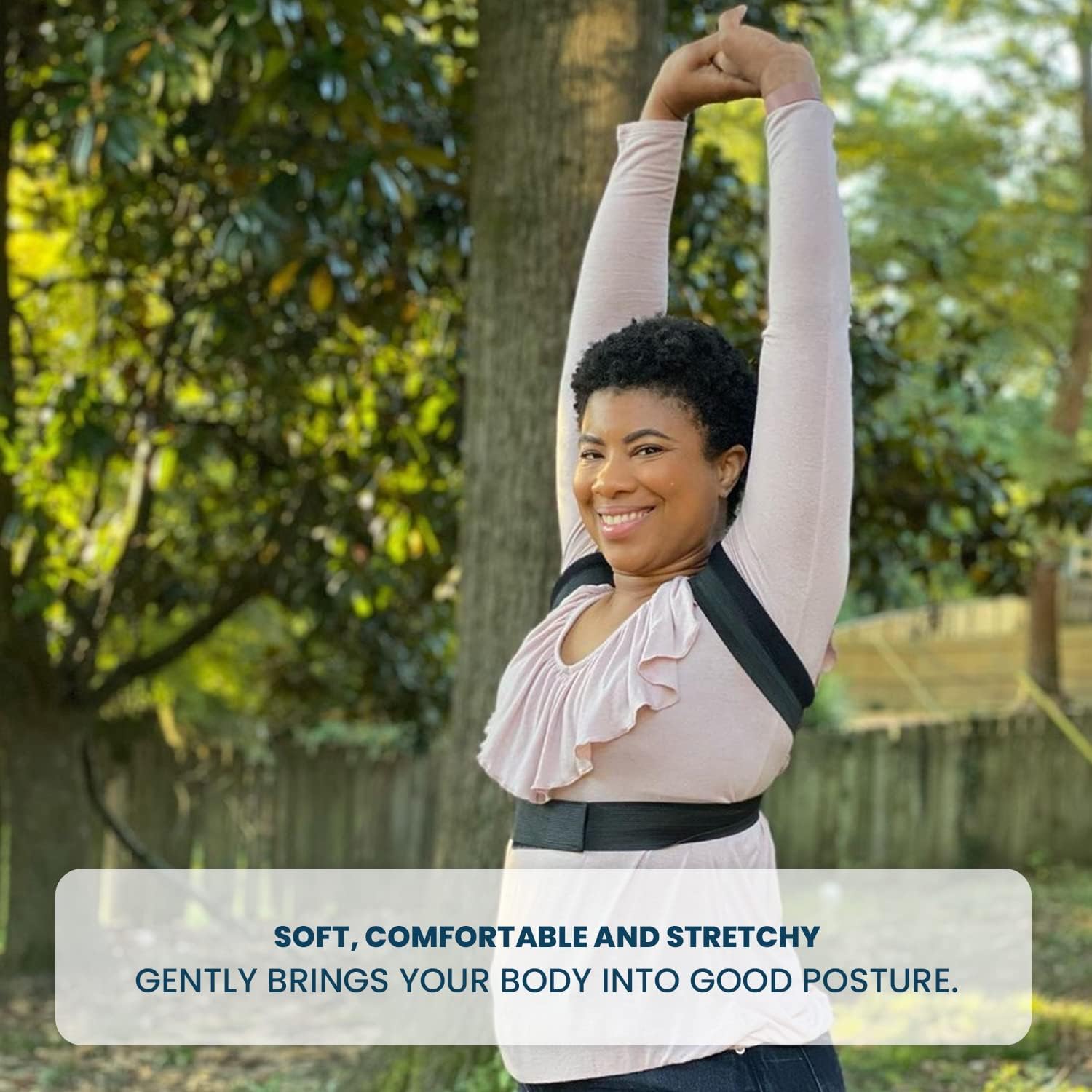 Posture Corrector Breathable Clavicle Back Support Brace Adjustable Lumbar Support

