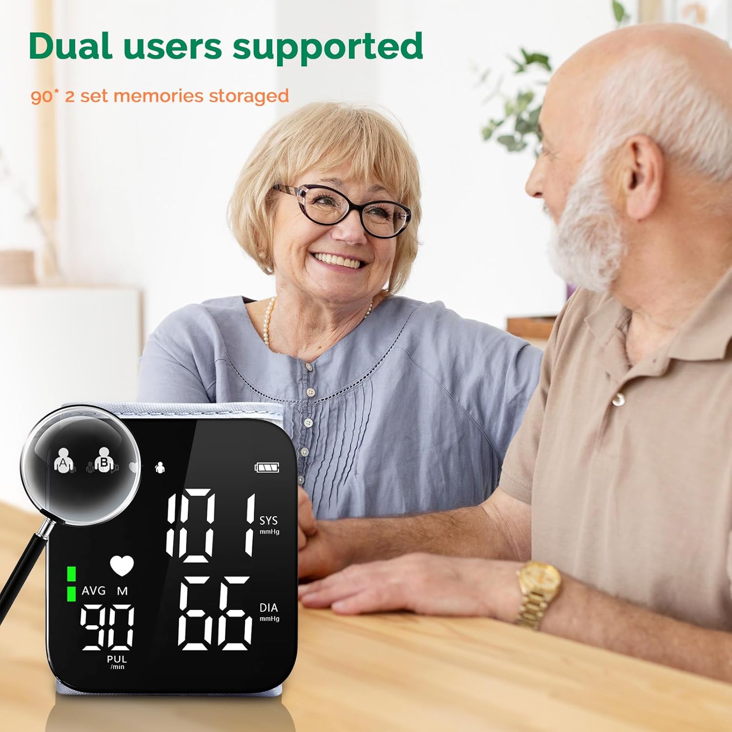 Greetmed Talking Wrist Blood Pressure Monitor Automatic Digital BP Machine

