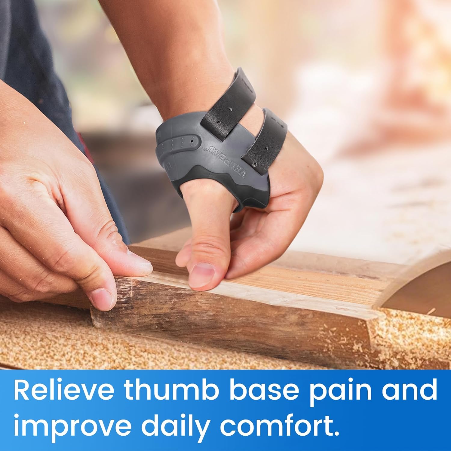Velpeau CMC Thumb Brace for Osteoarthritis with Restriction Splint Joint Support

