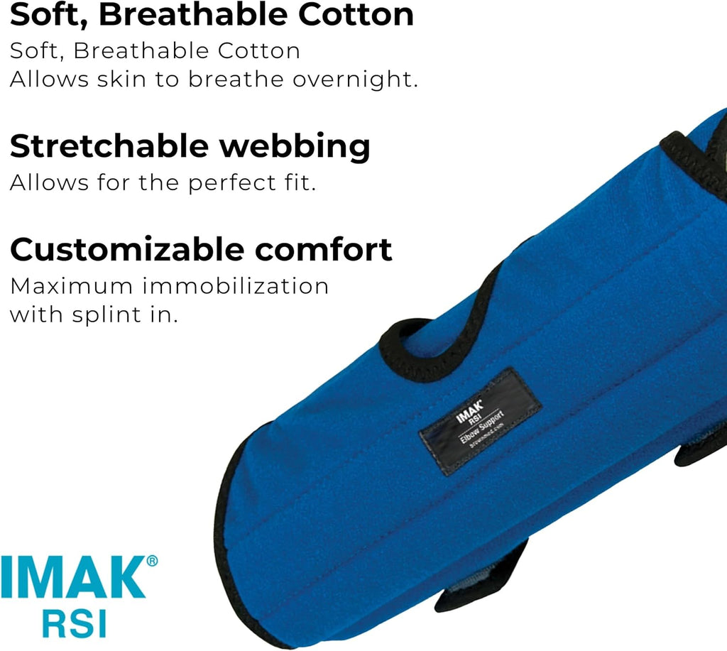 Brownmed IMAK RSI Elbow Support Nighttime Splint Elbow Brace for Tennis Elbow

