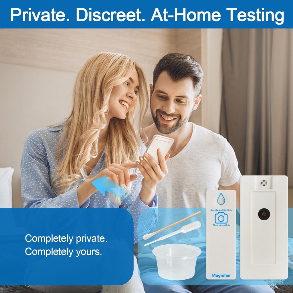 Sperm Microscope Semen Analysis Fertility Test Kit for Men, At-Home Wellness

