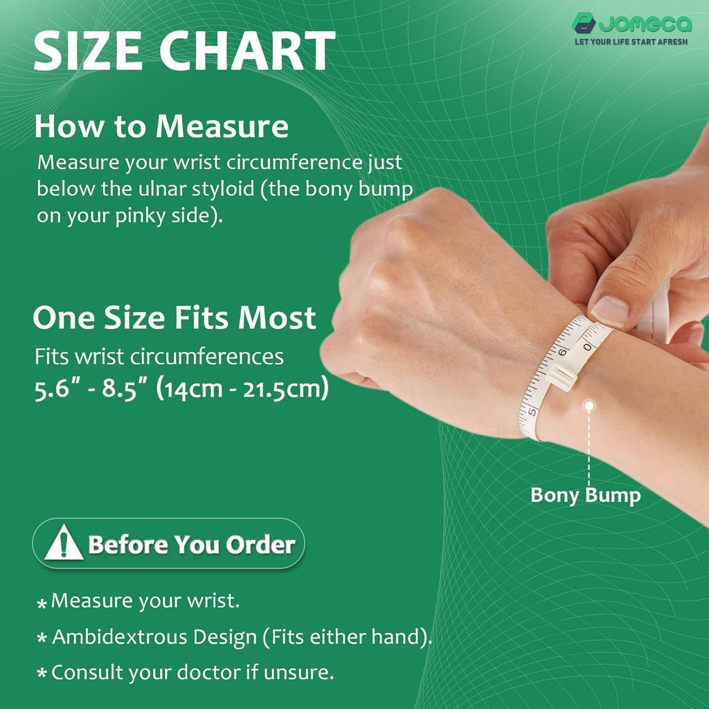 Jomeca TFCC Wrist Brace with Ulnar Relief Pad, Neoprene Support

