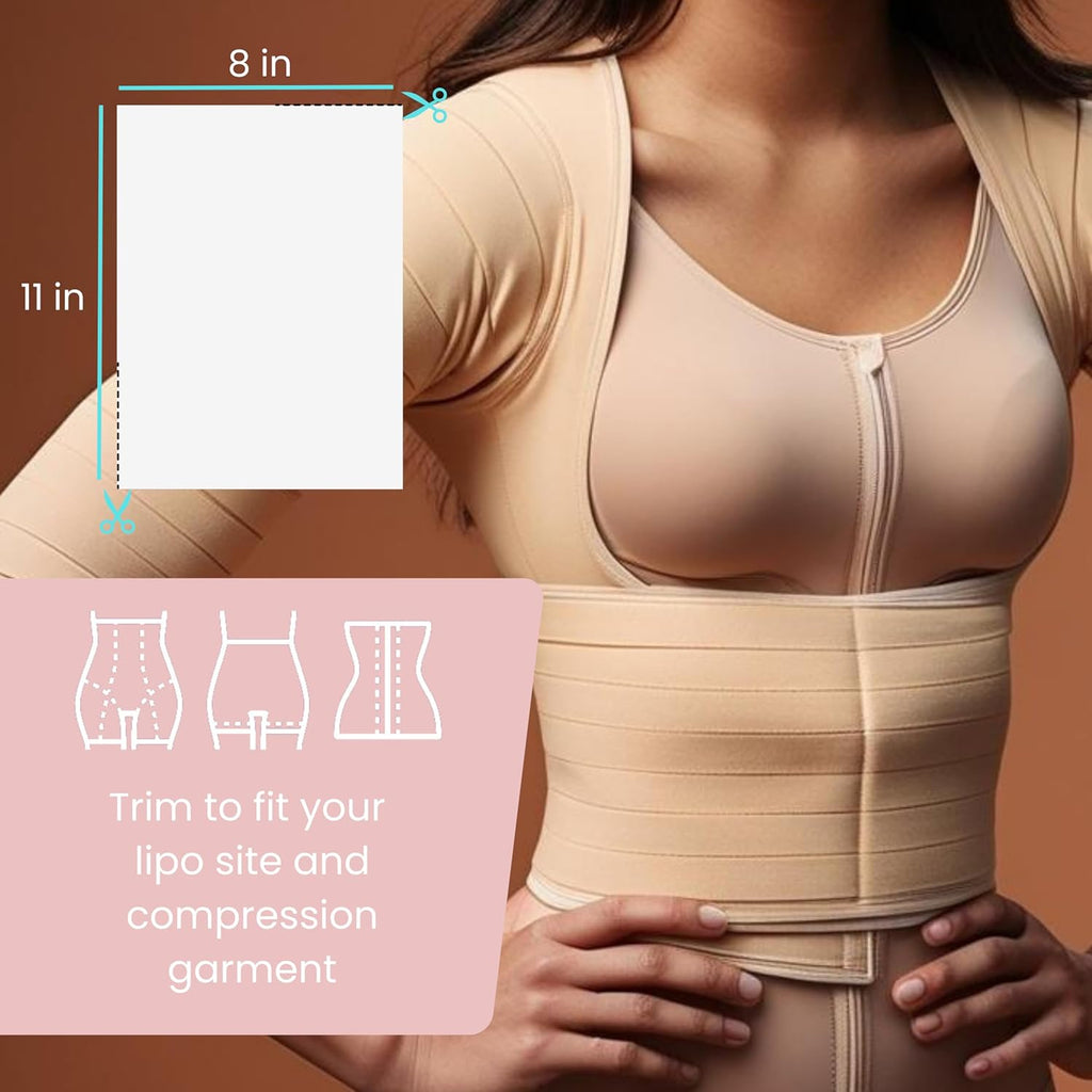 New Millennium Lipo Foam Sheets, Medical-Grade Compression Pads for Recovery

