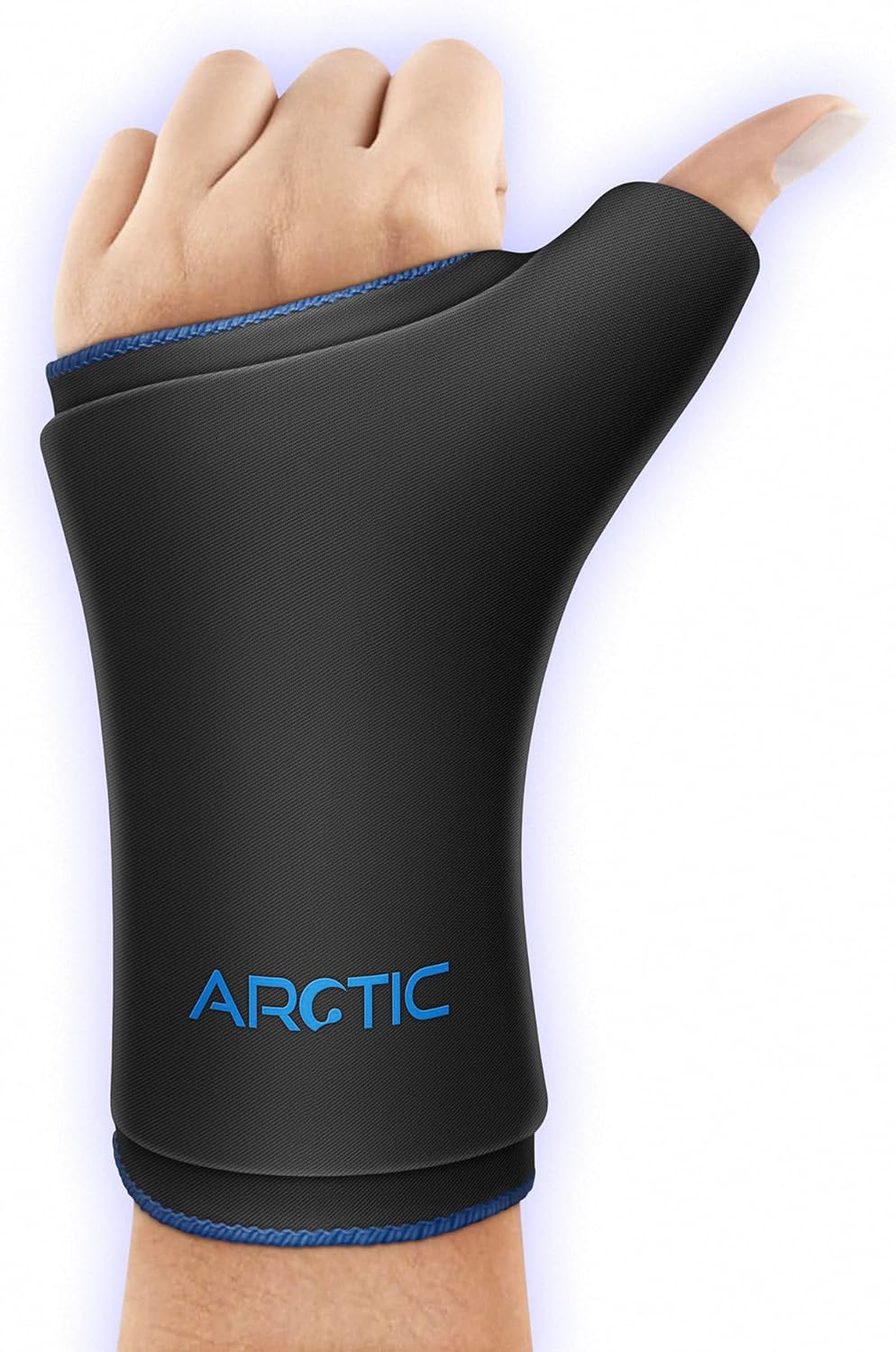 Two-Pack Reusable Thumb & Wrist Ice Pack, Hot Cold Compression for Hand Pain Relief

