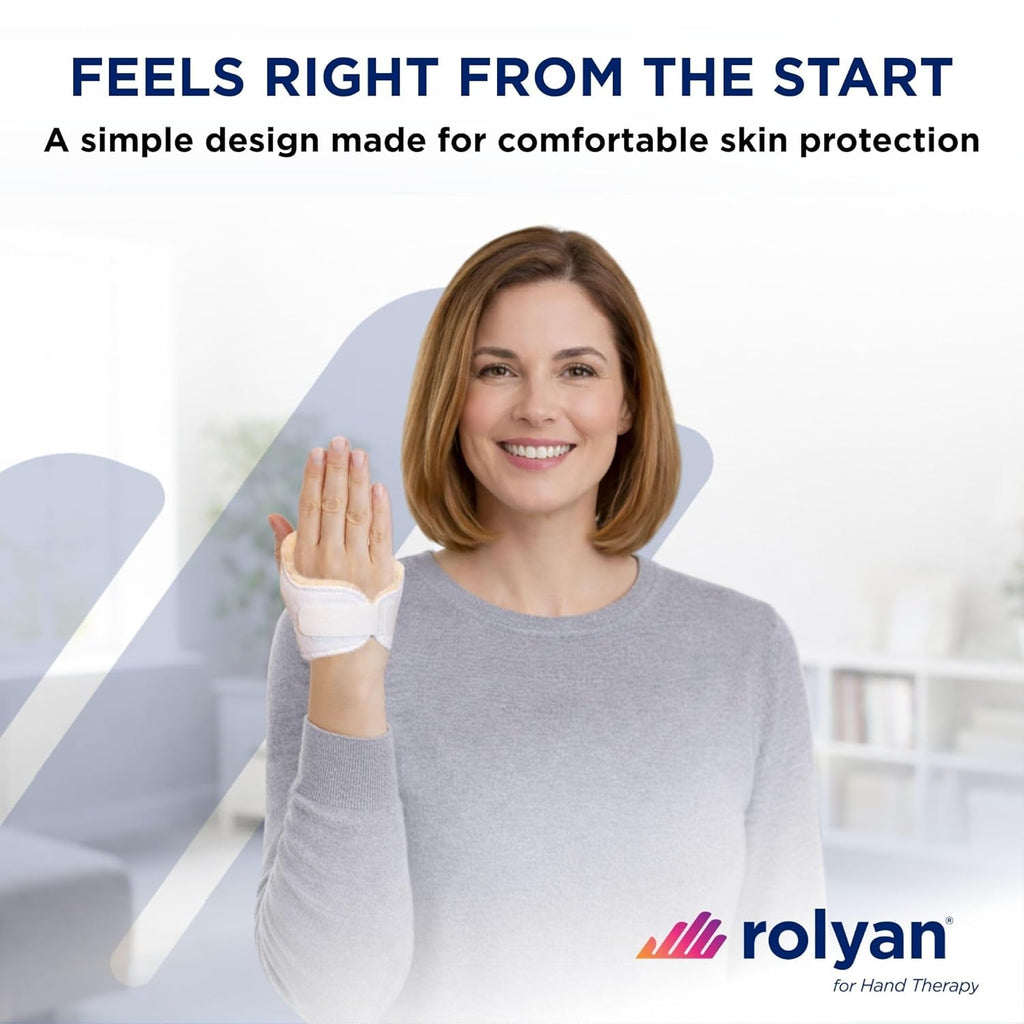 Rolyan Palm Protector Soft Padded Palm Guard for Contractures and Spasticity

