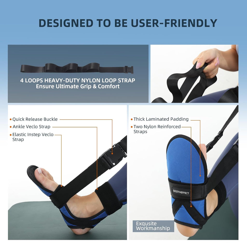 Knee Replacement Recovery Aids Kit for Physical Therapy: Knee Stretcher and Exerciser

