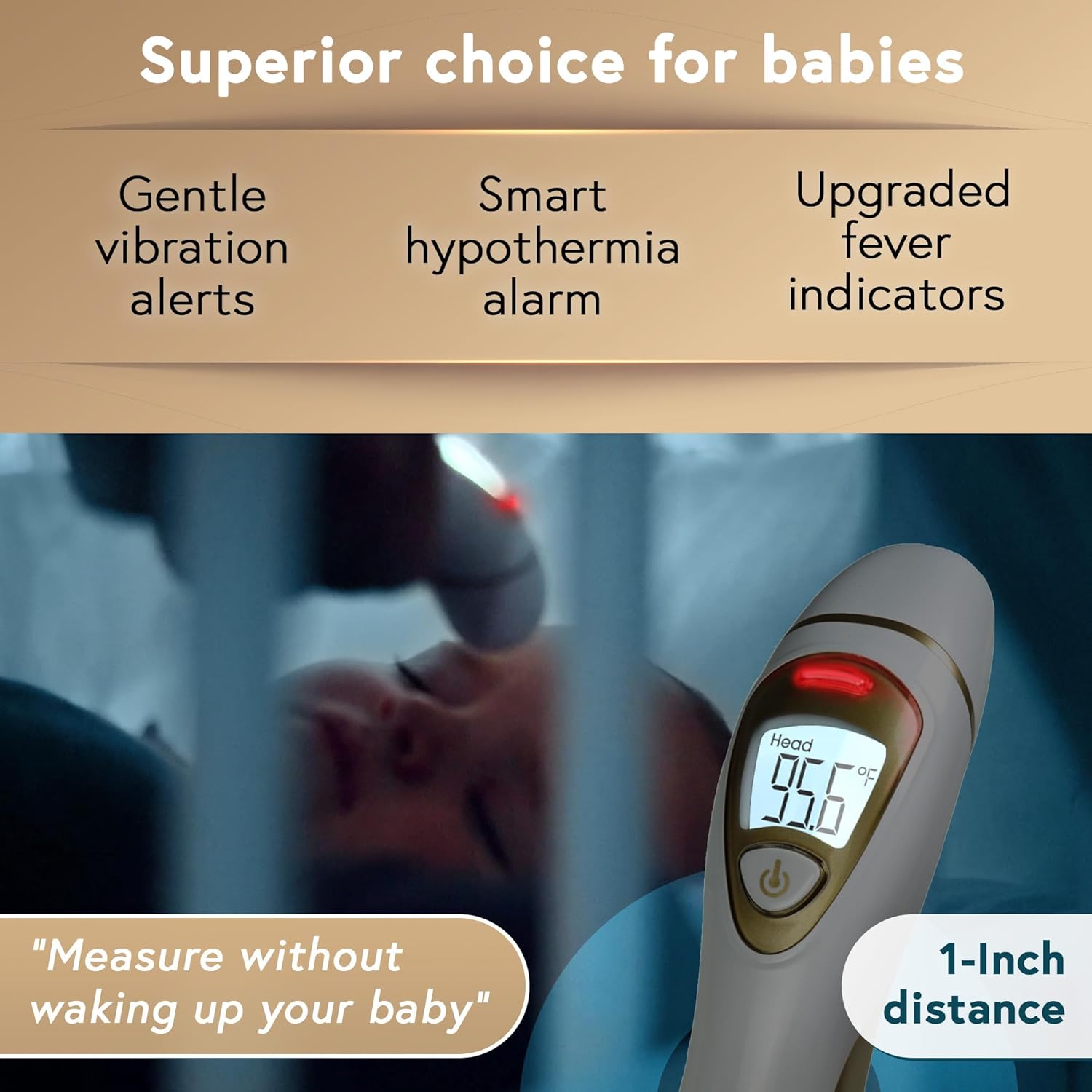 iProvèn Pro Series Ear and Forehead Thermometer, Digital for Adults and Kids

