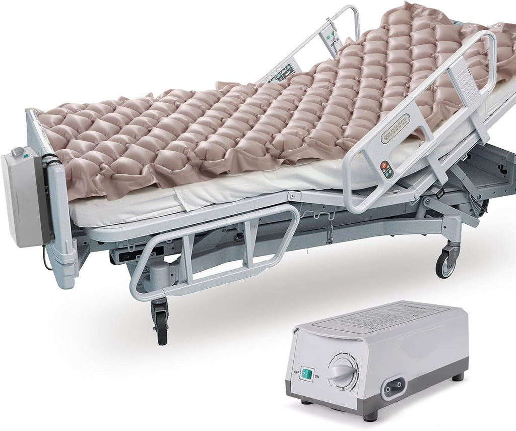 Careboda Alternating Pressure Mattress Pad with Quiet Pump Anti-Decubitus Air Pad

