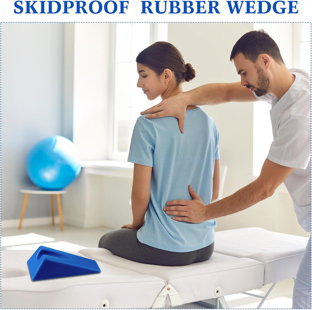 Suzile Triangular Therapy Wedge Pillow Non-Slip Silicone Positioning Cushion

