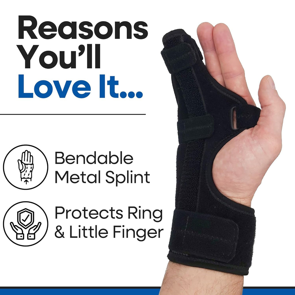 Armstrong America Metacarpal Finger Splint Hand Brace for Pinky and Ring Fingers


