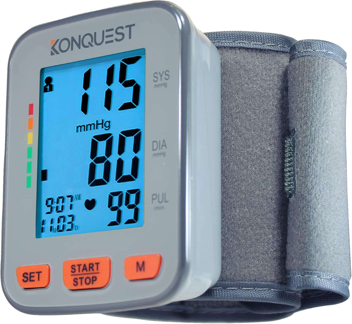Konquest KBP-2910W Automatic Wrist Blood Pressure Monitor, Irregular Heartbeat

