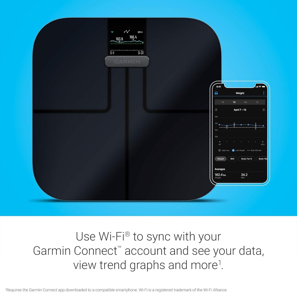 Garmin Index S2 Body Weight Analyzer with Wireless Connectivity

