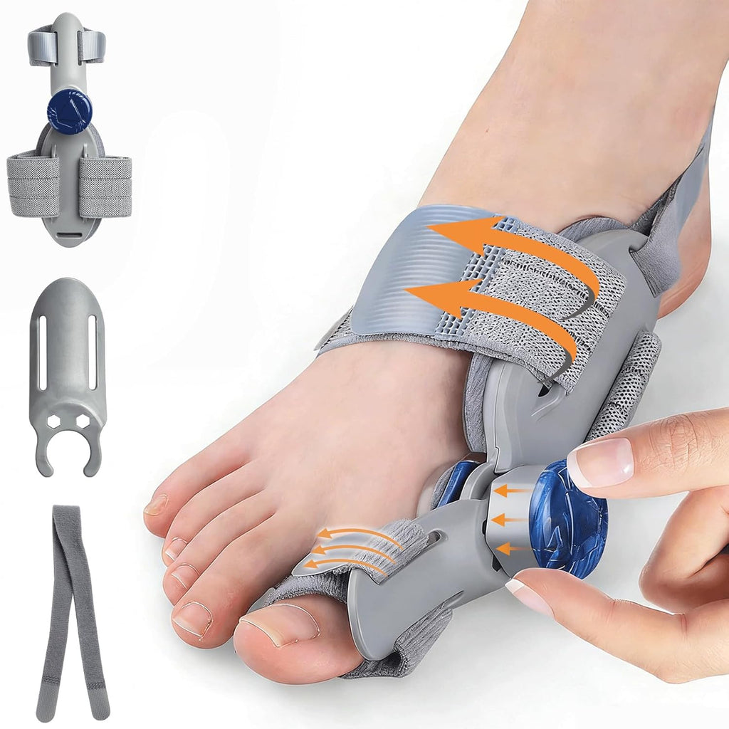 Treatmedy Adjustable Bunion Corrector for Big Toe, Orthopedic Toe Straightener Splint

