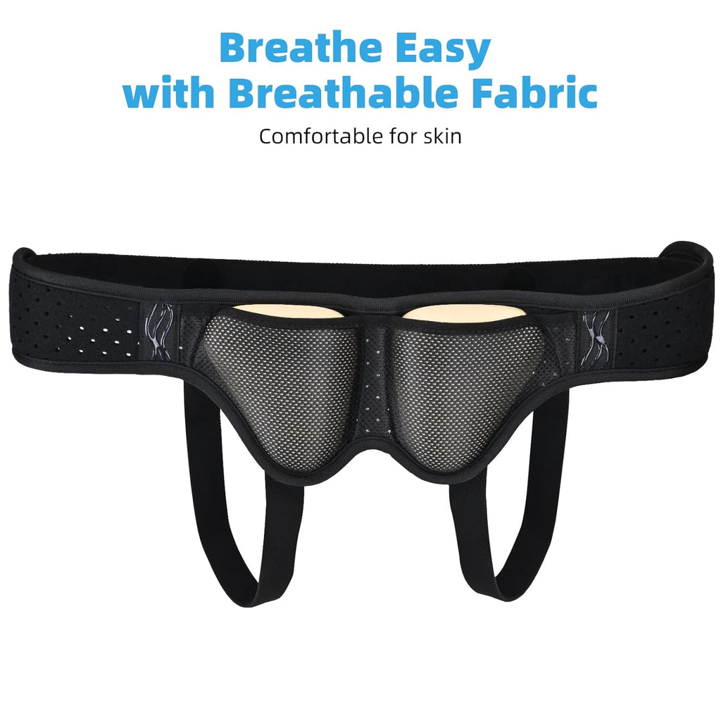 Tenbon Inguinal Hernia Belt for Men & Women, Adjustable Groin Support with Pads

