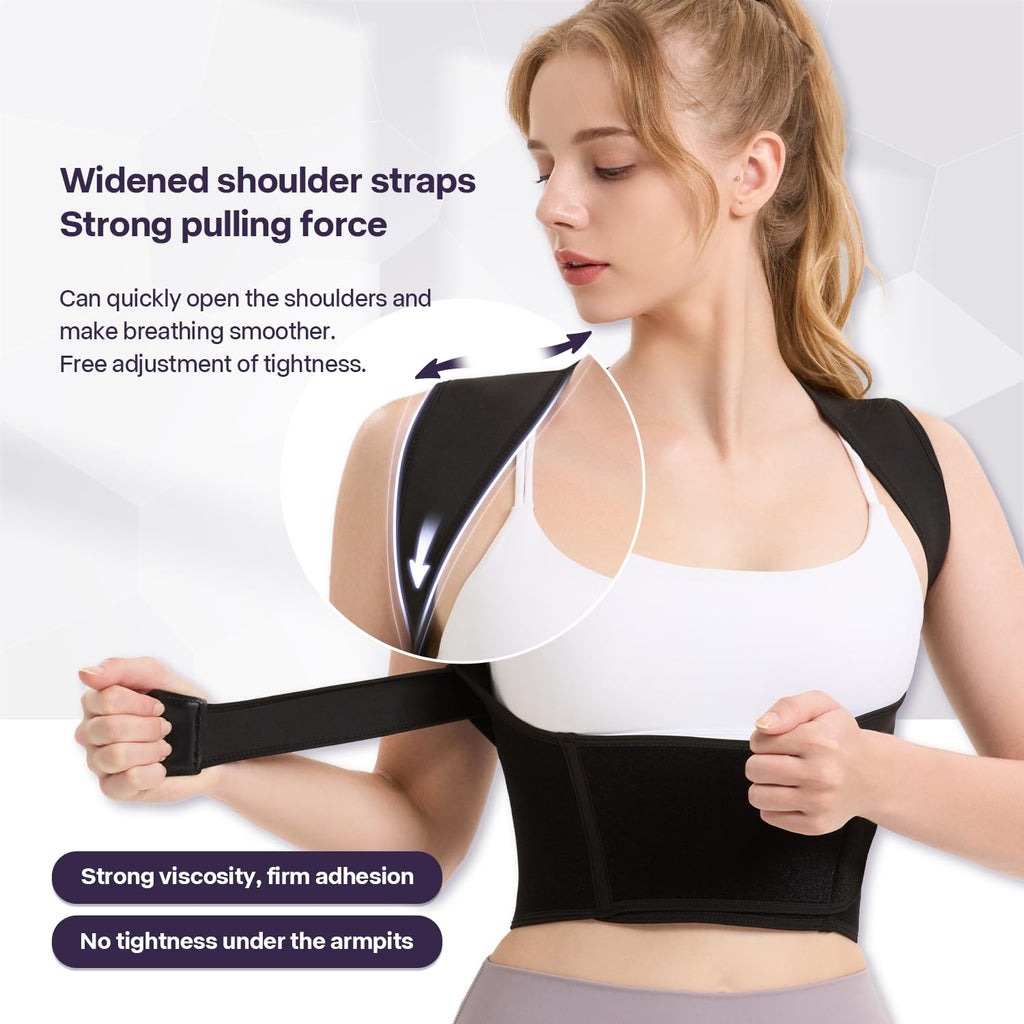 VOKOKOYA Back Posture Corrector Brace with Adjustable Shoulder Straps

