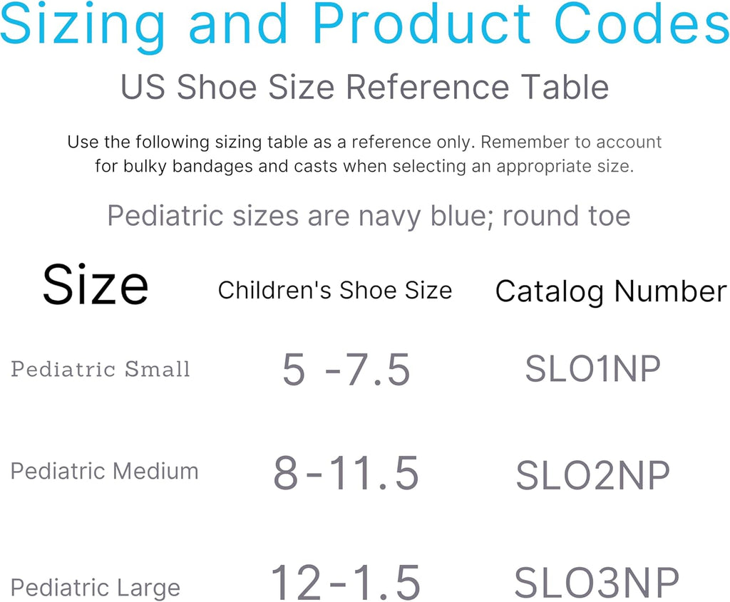Darco International Slimline Cast Boot Pediatric Post-Op Foot Support Navy

