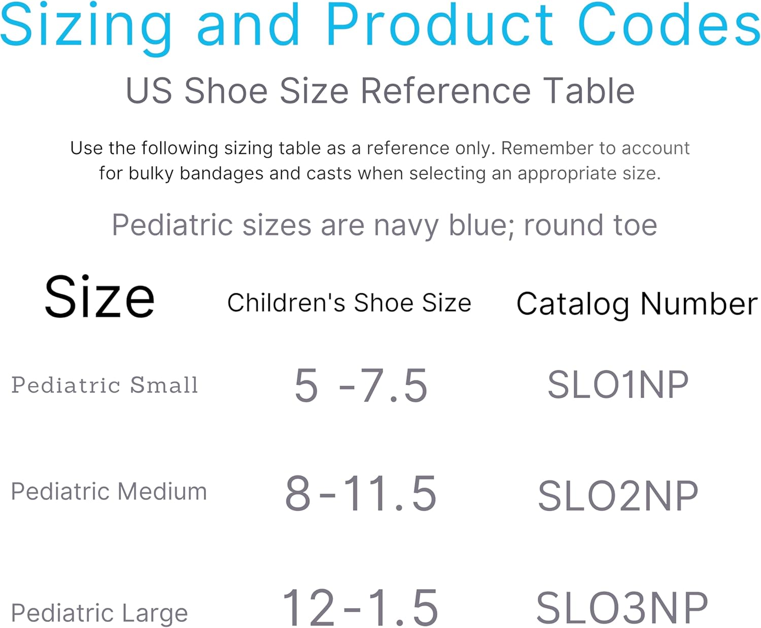 Darco International Slimline Cast Boot Pediatric Post-Op Foot Support Navy

