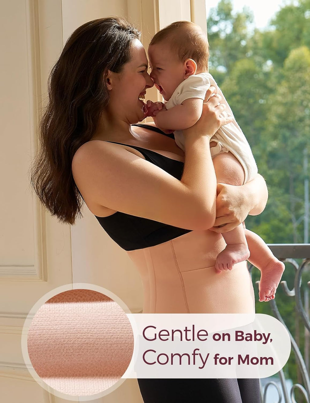 Momcozy Ergowrap Abdominal Binder Postpartum Post-Surgery Belly Binder with 3D Lift

