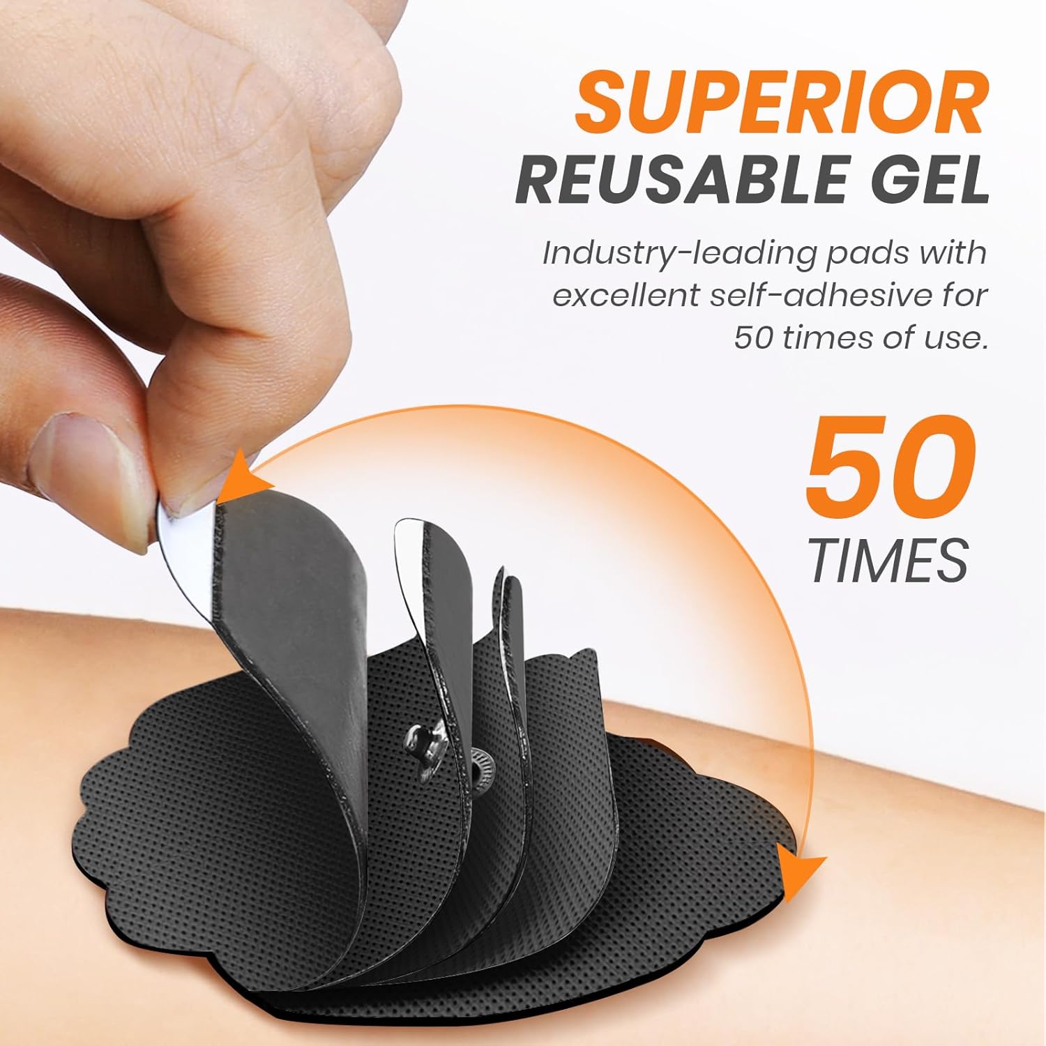 AVCOO 3-in-1 TENS EMS Relax Muscle Stimulator Unit with Rechargeable Pads

