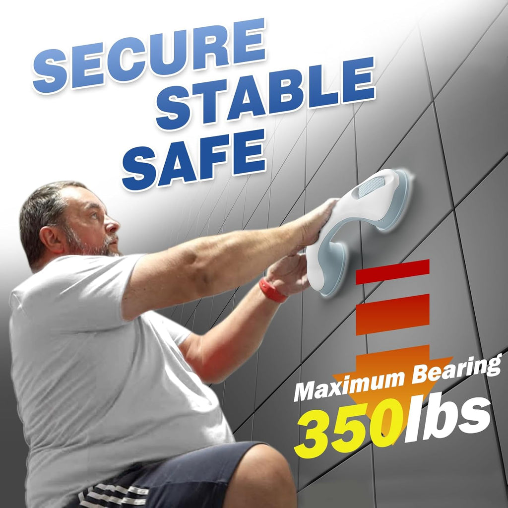 AirTight Grab Bar for Shower, ADA Compliant Suction Safety Handle for Seniors

