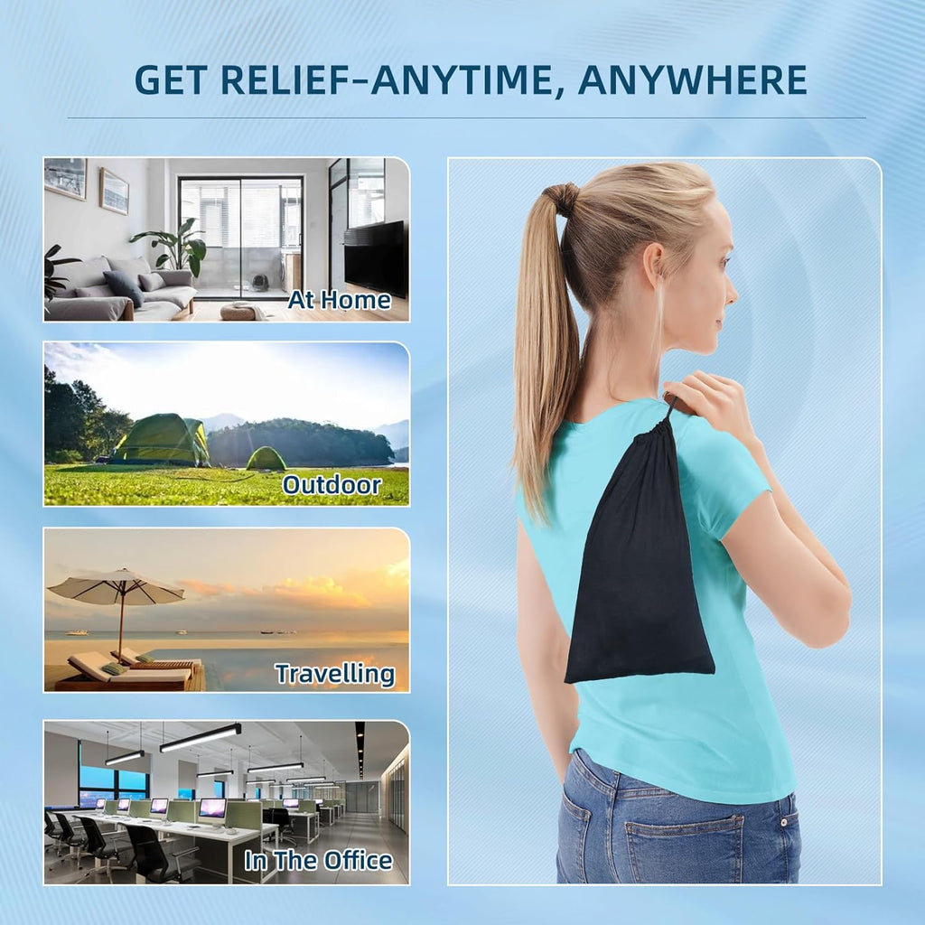 Cervical Neck Traction Device Over-the-Door Portable Neck Stretcher for Neck Pain Relief

