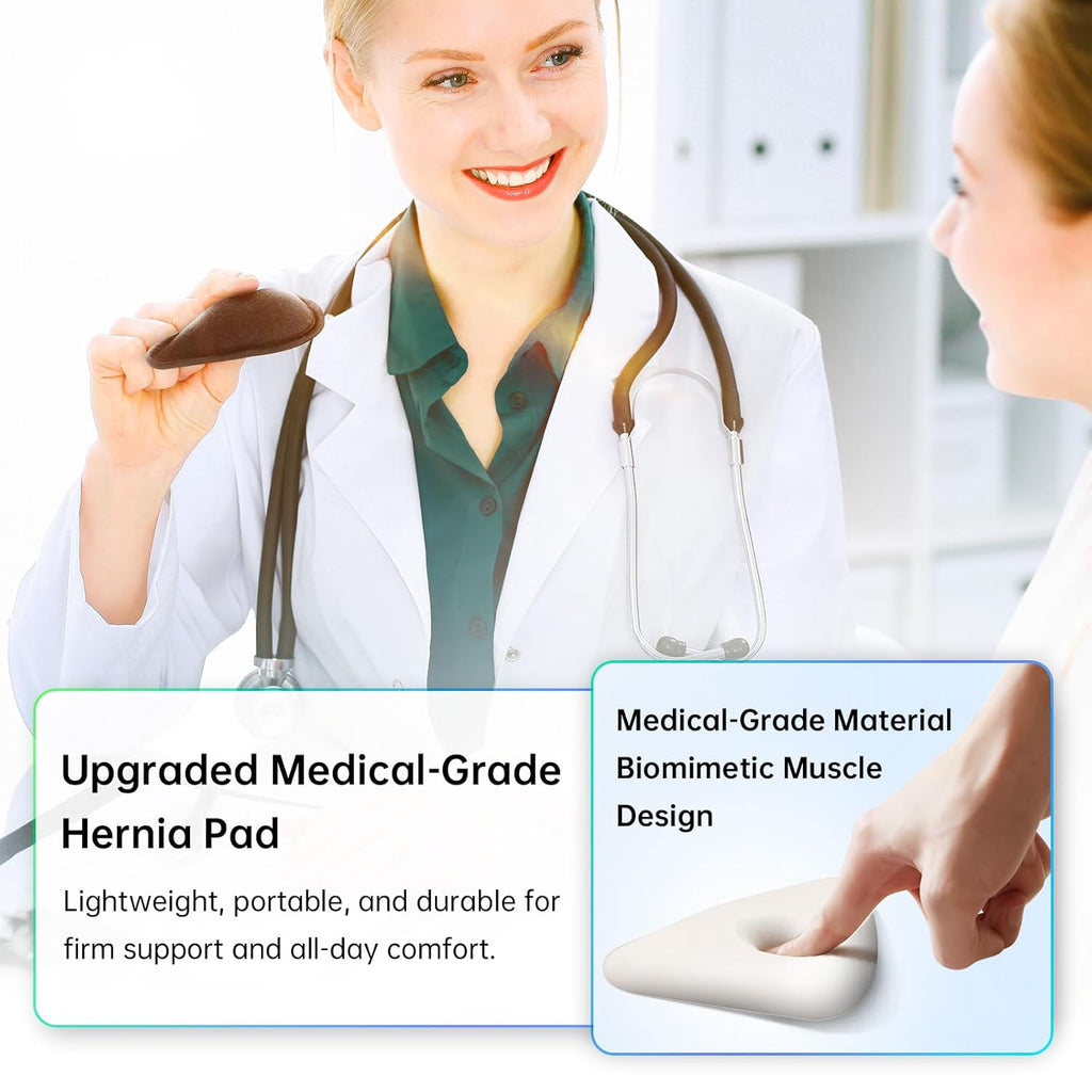 ZEAZEN Hernia Belt for Men Adjustable Inguinal Hernia Support Brace

