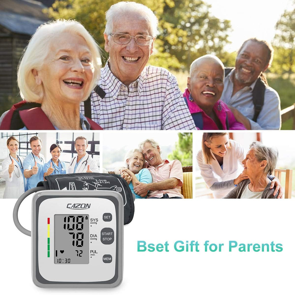 Upper Arm Blood Pressure Monitor with Pulse Rate, Irregular Heart Indicator

