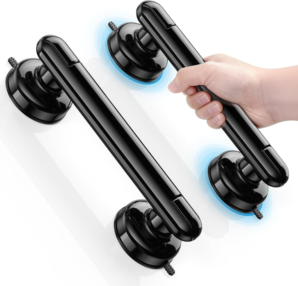 JOTPE Suction Grab Bars for Bathtubs and Showers, No Drilling, Removable

