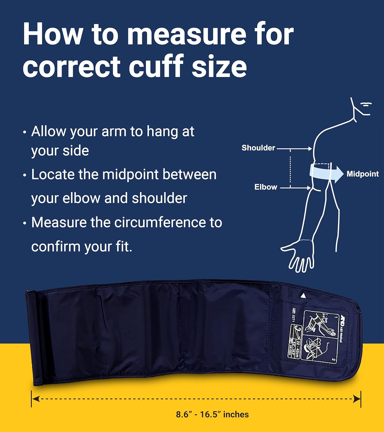 A&D UA-767F Upper Arm Digital Blood Pressure Monitor with Wide-Range Cuff

