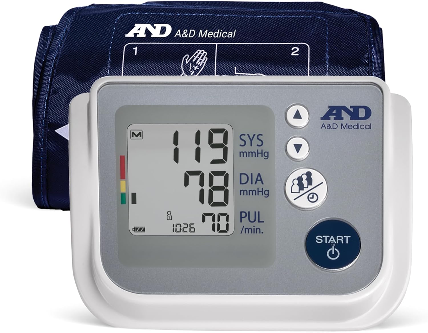 A&D UA-767F Upper Arm Digital Blood Pressure Monitor with Wide-Range Cuff


