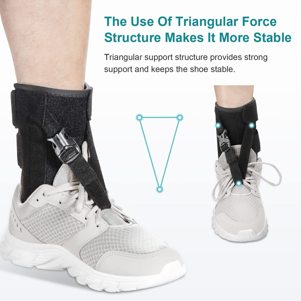 Pozpo Foot Drop Brace for Walking, AFO Ankle Lifting Splint

