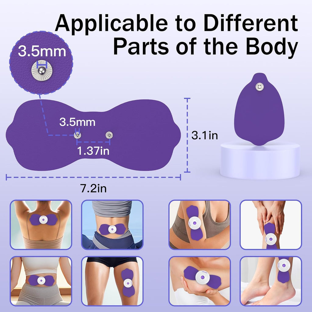 MASTOGO Wireless TENS Unit with Dual Portable Muscle Stimulators, App Control

