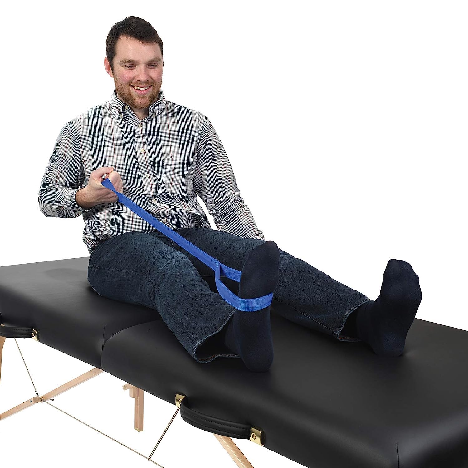 Sammons Preston Leg Lifter Strap with Webbed Loops for Hand and Foot

