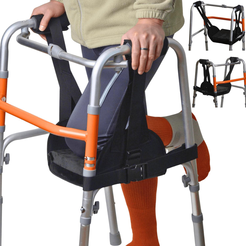 Knee Sling for Walker, Adjustable Cushioned Knee Support for Non-Weight Bearing

