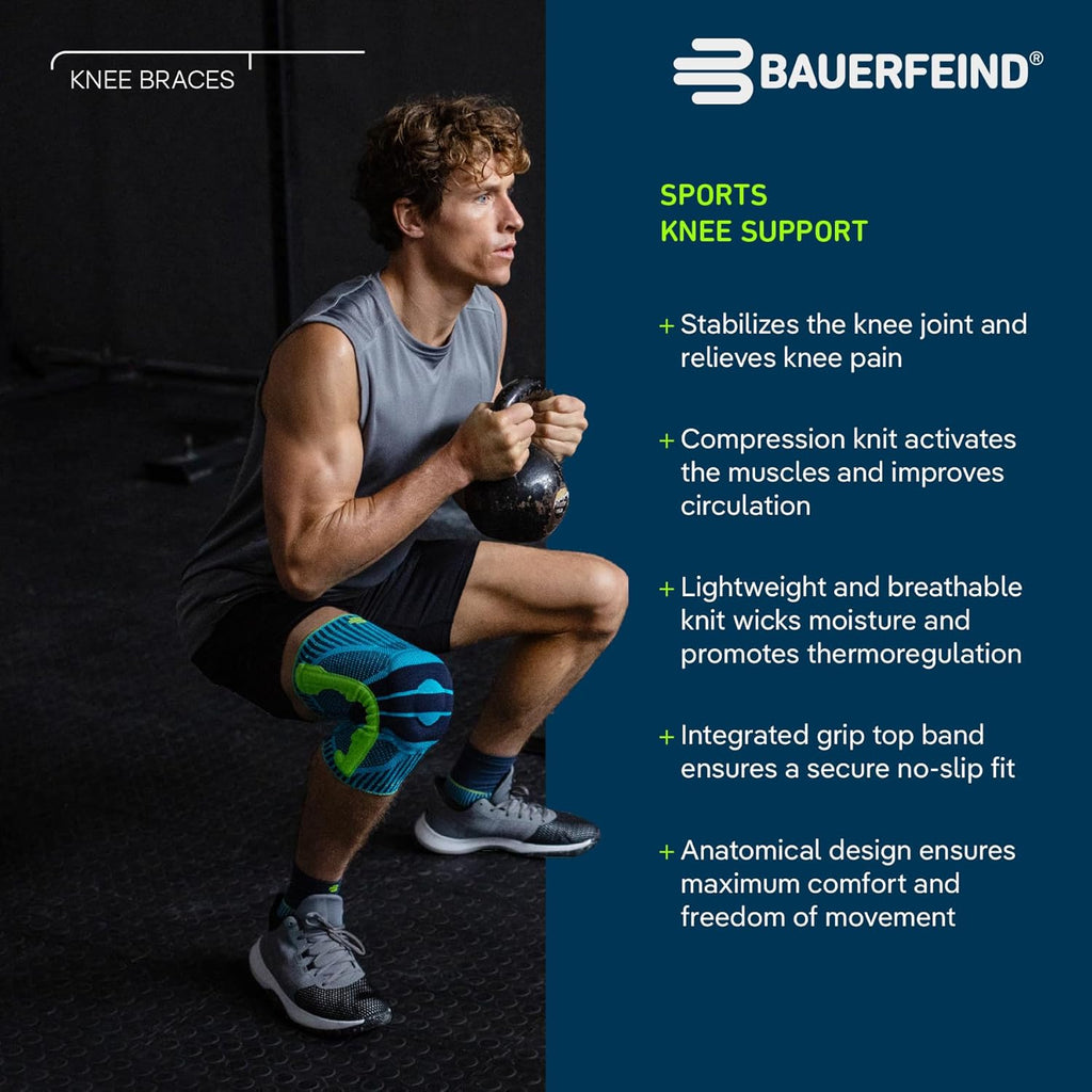 Bauerfeind Omega Sports Knee Support Patellar Compression Knee Brace

