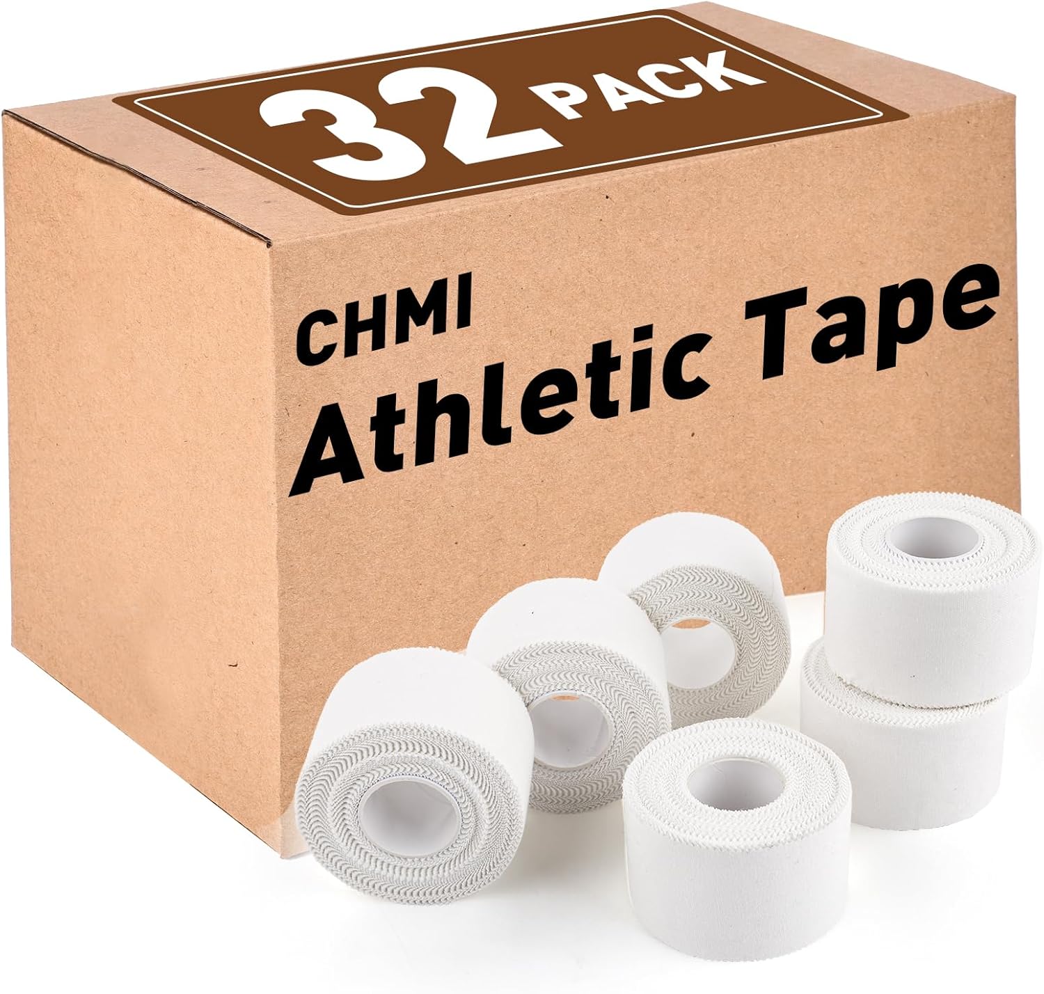 CHMI Athletic Tape, Sports Cotton Tape for Gymnastics, Non-Sticky Adhesive

