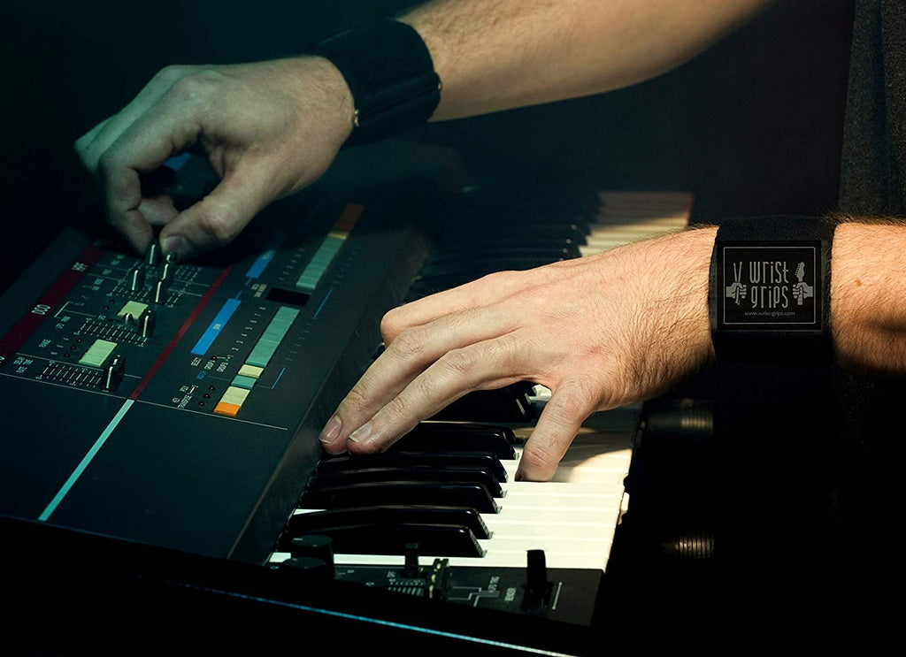 WristGrips Compression Wrist Wraps for Musicians, Carpal Tunnel, Tendonitis, Arthritis


