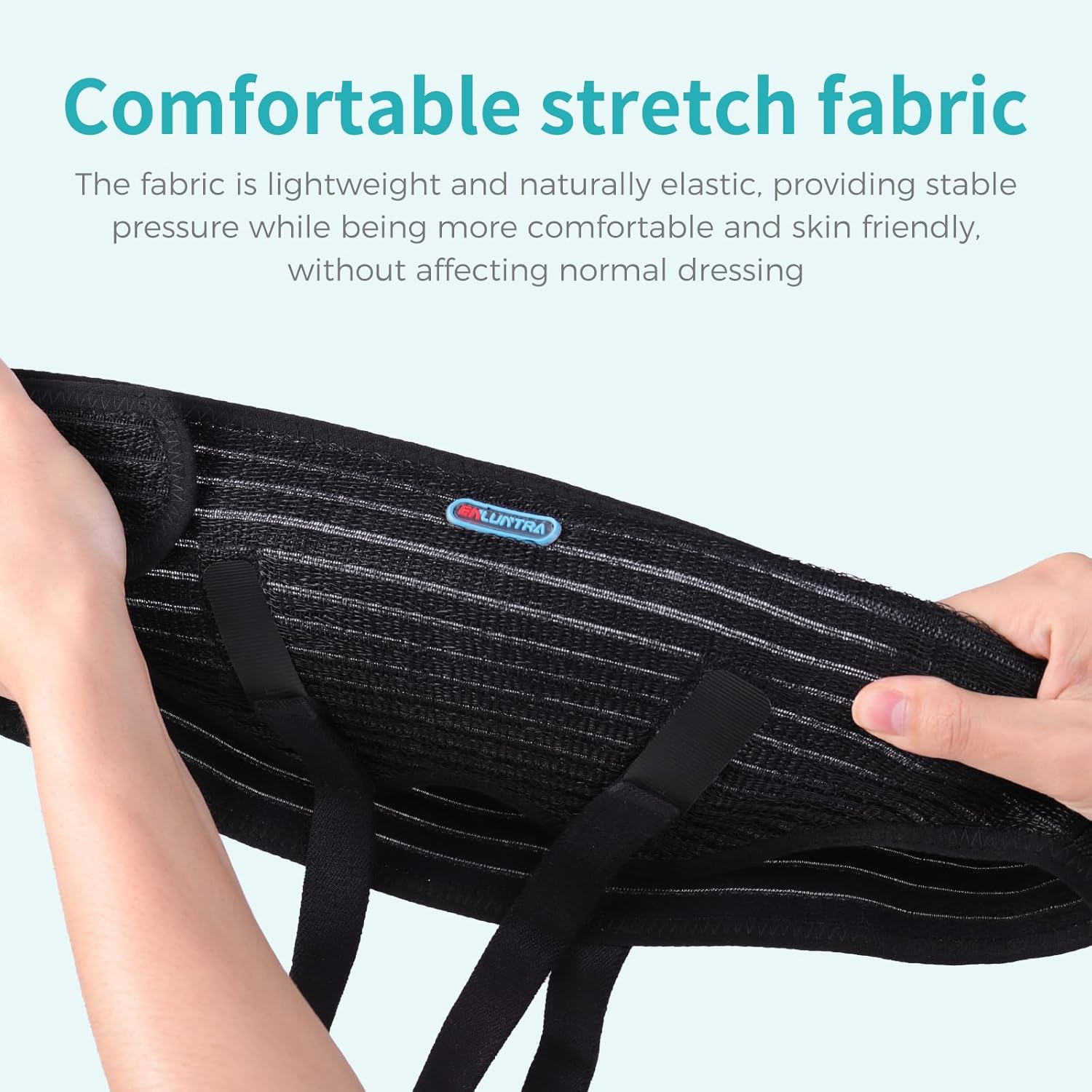 ENLUNTRA Adjustable Inguinal Hernia Support Belt for Men and Women with Compression Pads

