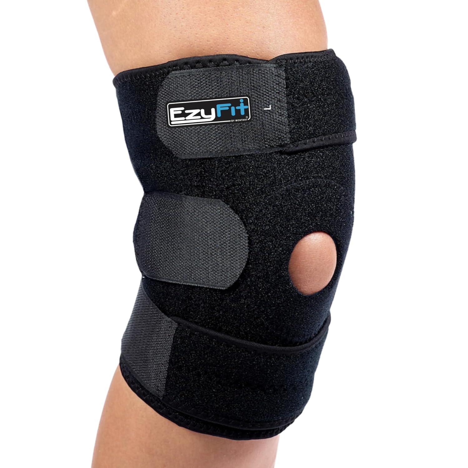 EzyFit Adjustable Knee Brace for Arthritis, ACL & Meniscus Tear with Dual Side Stabilizers

