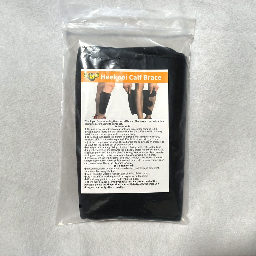 Heekooi Calf Brace Compression Sleeve for Shin Splints, Swelling, Edema, Support

