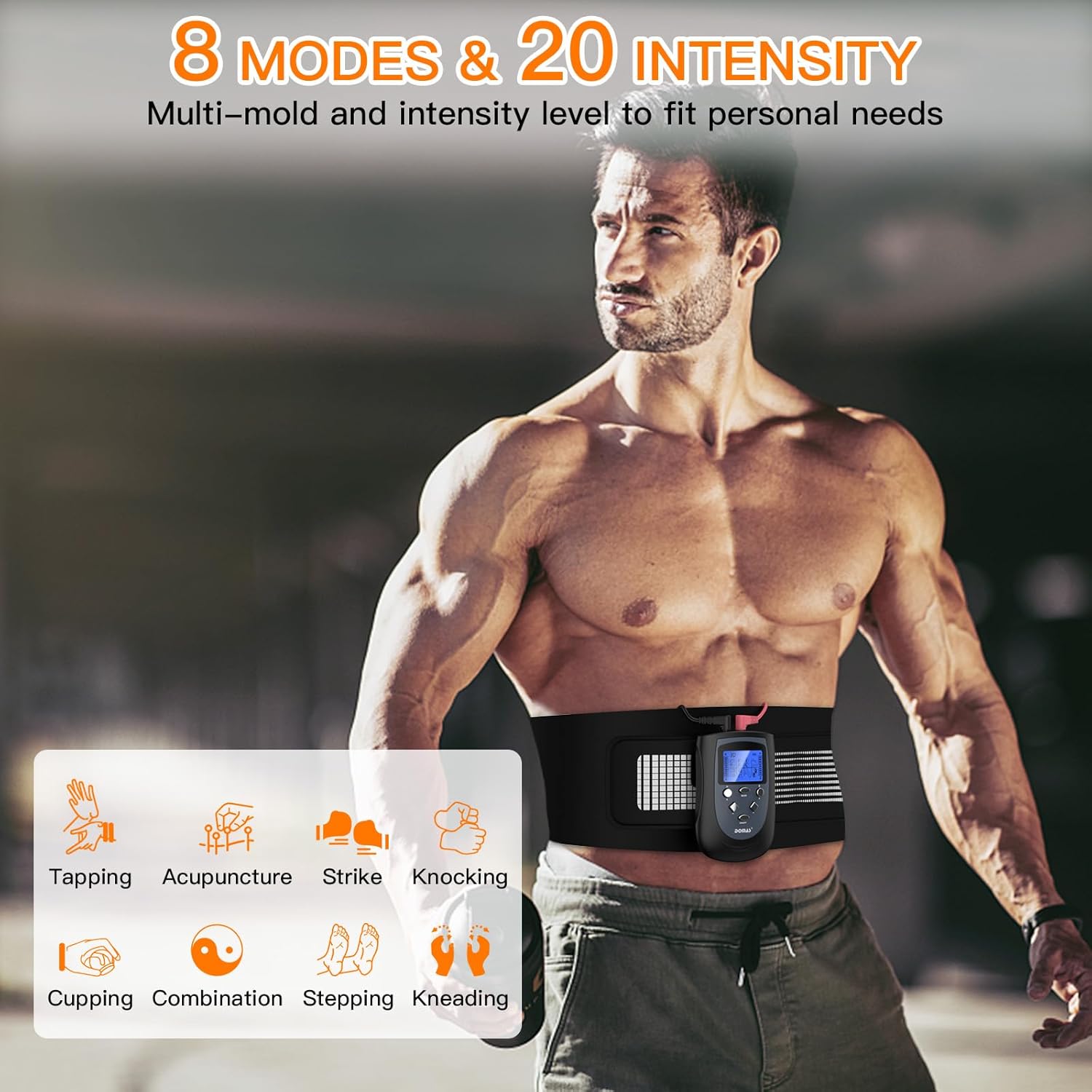 DOMAS EMS Abdominal Toning Belt Electronic Muscle Stimulator

