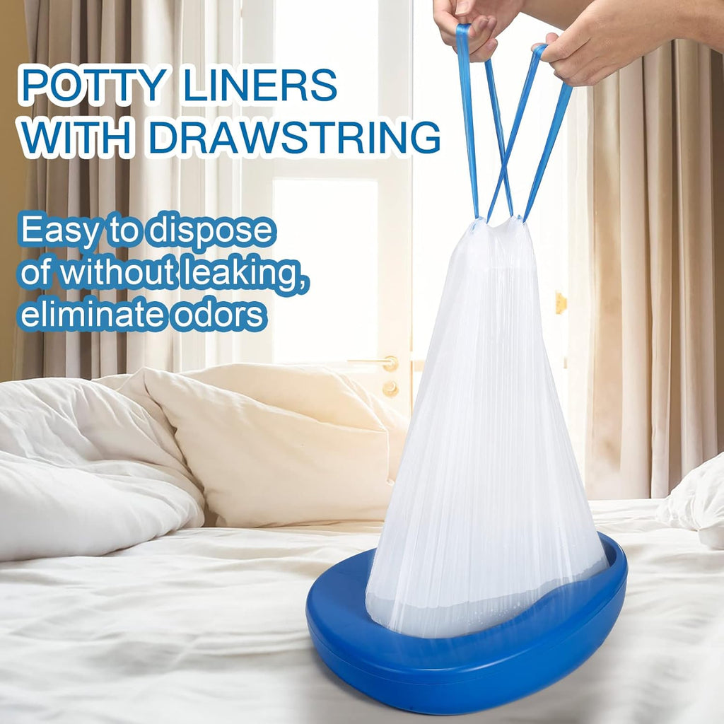 ONEDONE Bed Pan Set with Disposable Liners and Super Absorbent Pads

