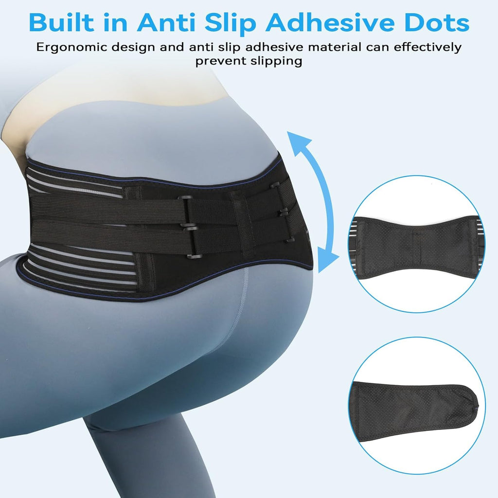 Sacroiliac Hip Belt SI Joint Support Brace for Lower Back Pain Relief, Adjustable

