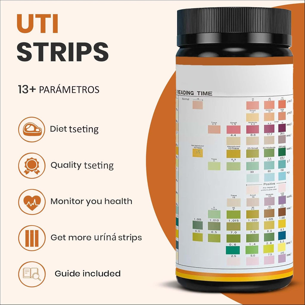 Urine Test Strips 13+ Panel, 150 Count Urinalysis Strips


