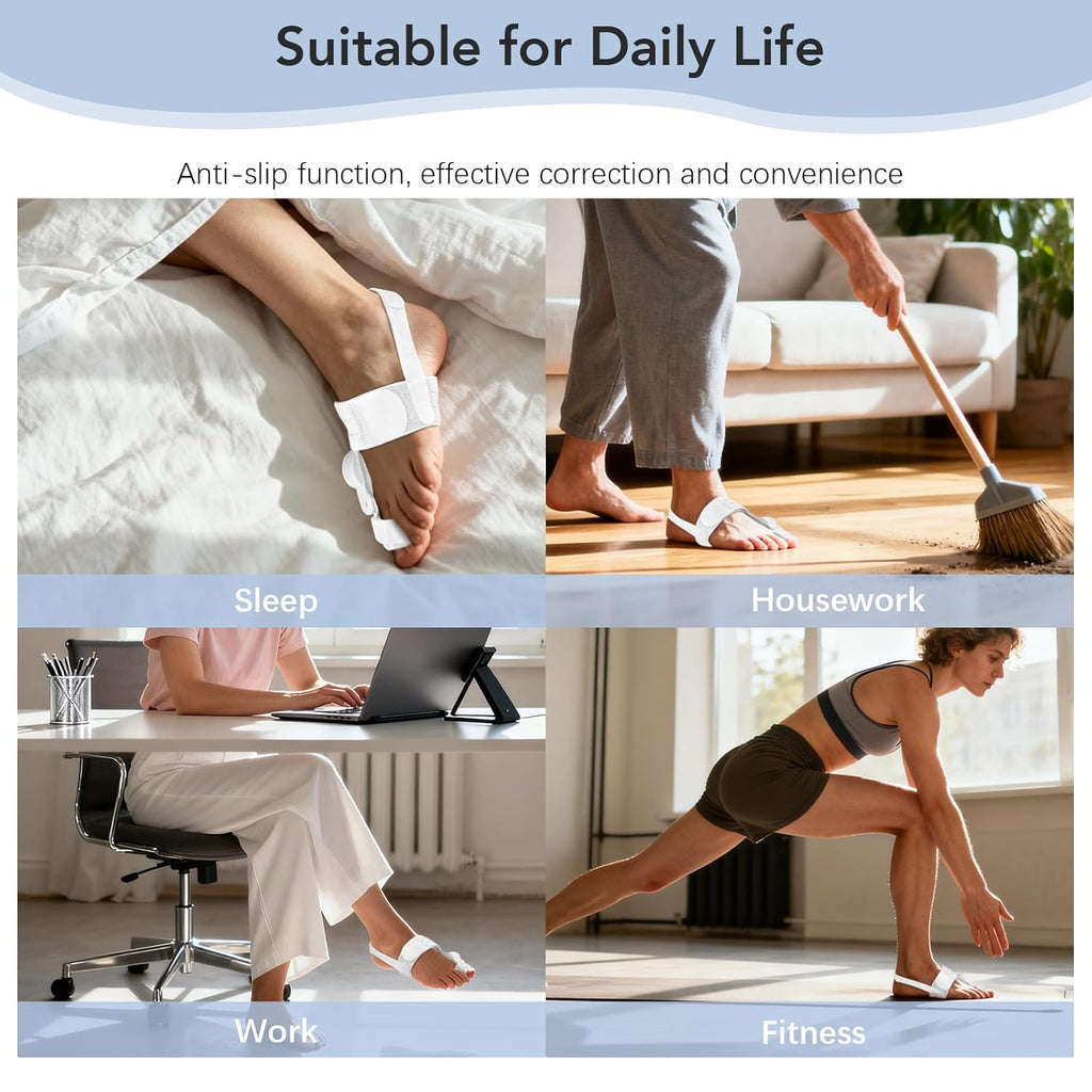 Adjustable Bunion Corrector Splint for Hallux Valgus Toe Straightener Brace

