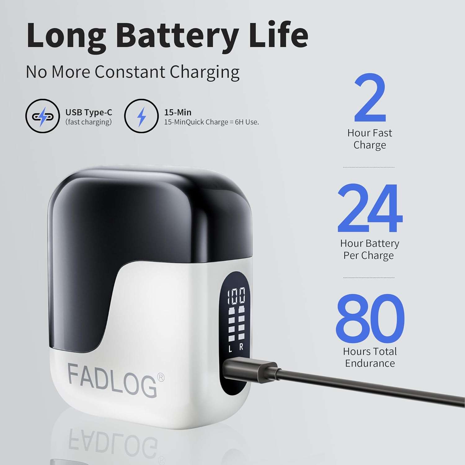 FDA Registered Invisible Rechargeable Hearing Aids for Seniors with Noise Cancelling

