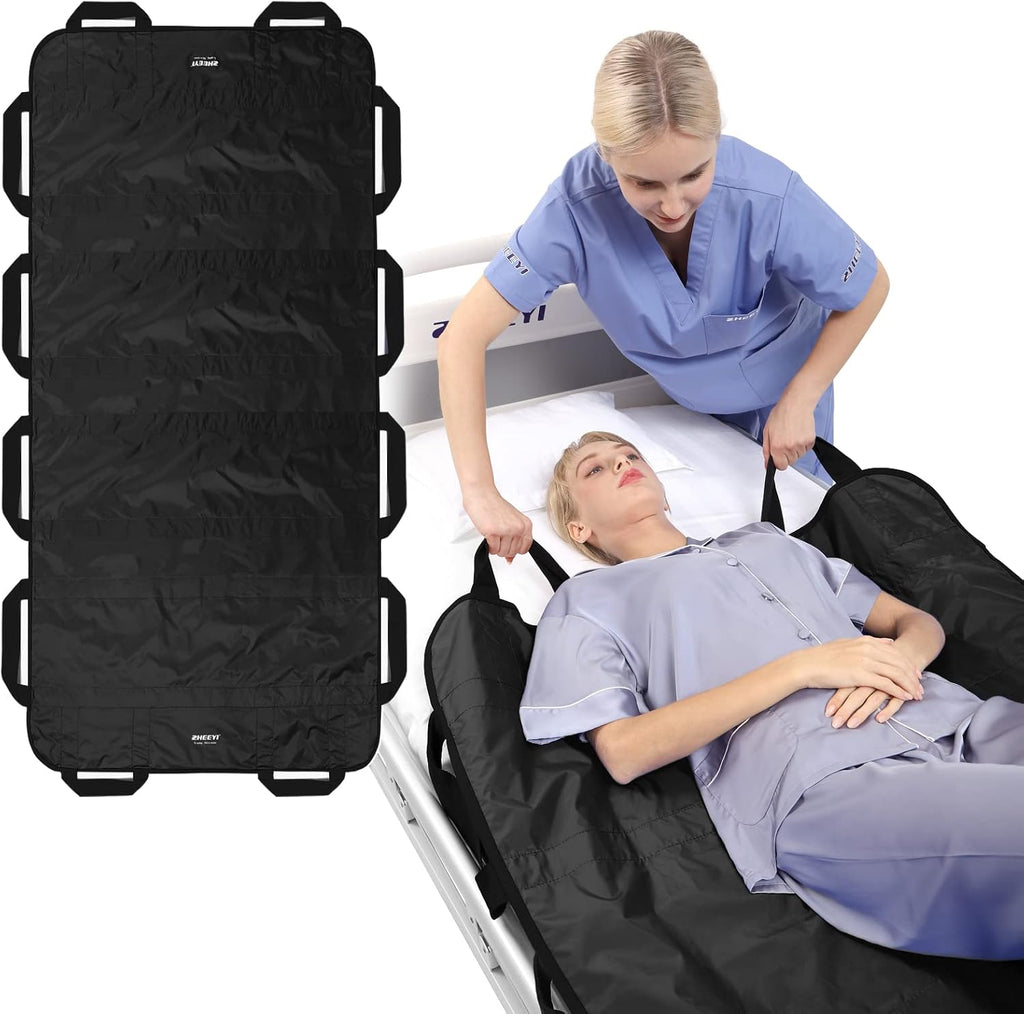 ZHEEYI 72 in x 40 in Positioning Bed Pad with Reinforced Handles


