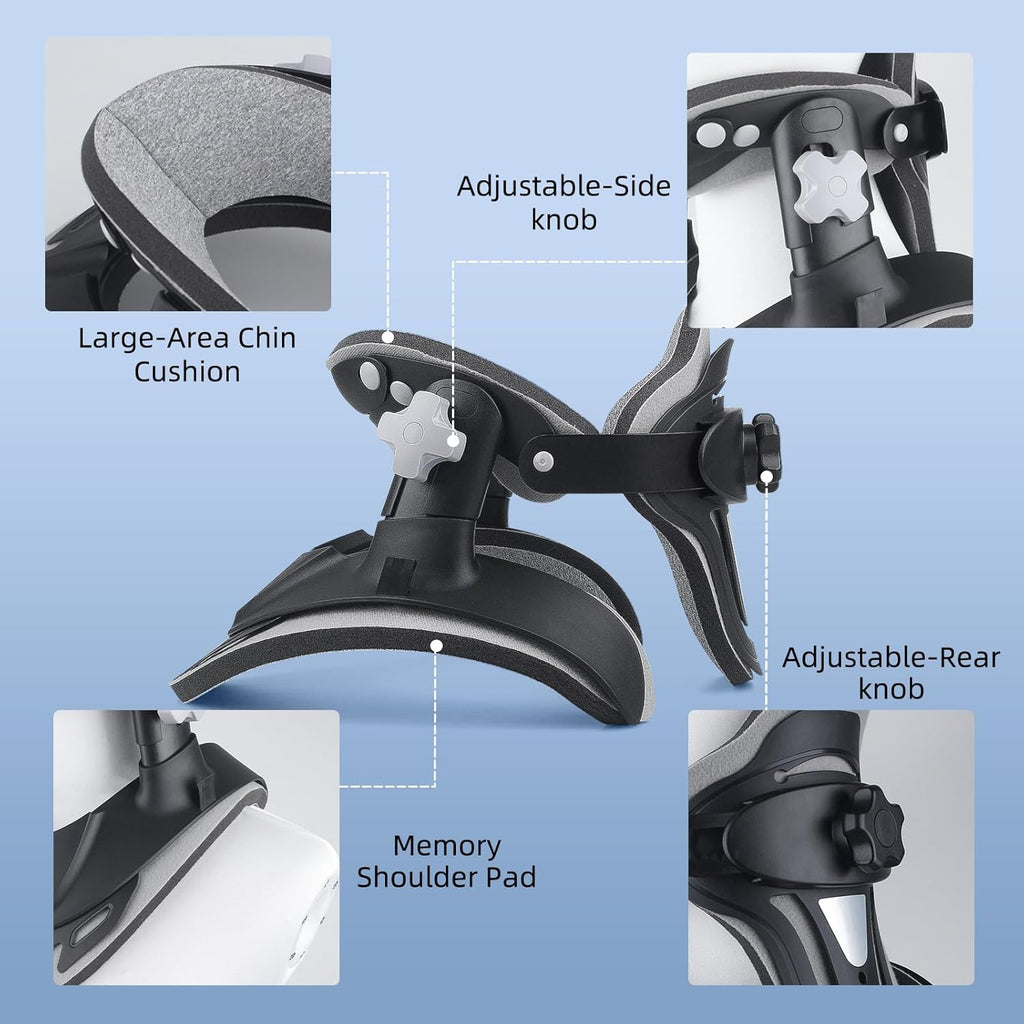 Holniva Cervical Neck Traction Device, Adjustable Neck Stretcher Brace

