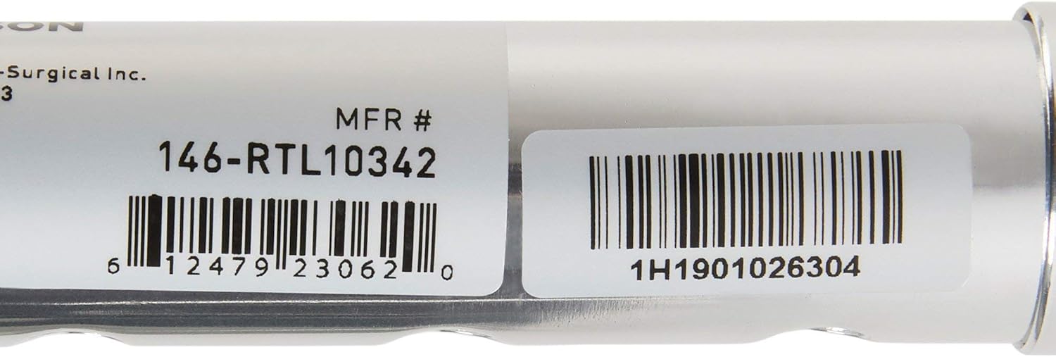 McKesson Aluminum Round Handle Height-Adjustable Cane with Foam Grip

